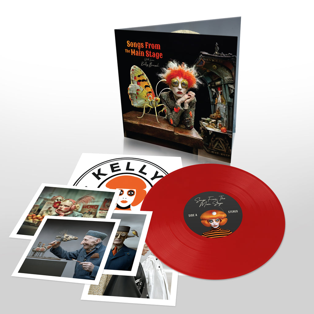 Kelly Boesch-Limited Edition 10" Red Vinyl — Gatefold with 4,  8x8 Giclée Prints