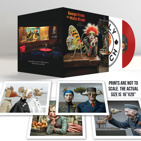 Super Collector:  Art Prints & Vinyl Bundle- Limited Edition of 10-16x20 Giclee Art Prints -Signed and Numbered + Red Vinyl