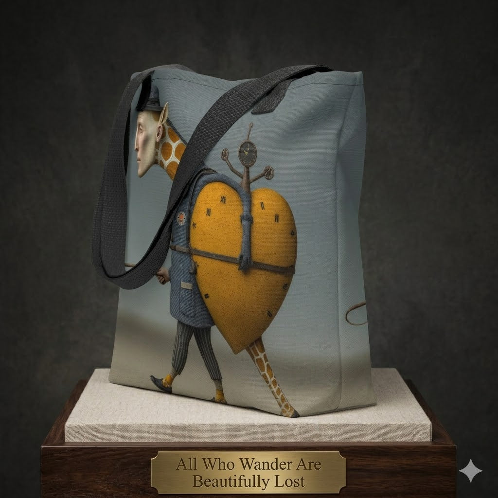 Tote Bag-All Who Wander Are Beautifully Lost-Original Kelly Boesch Design